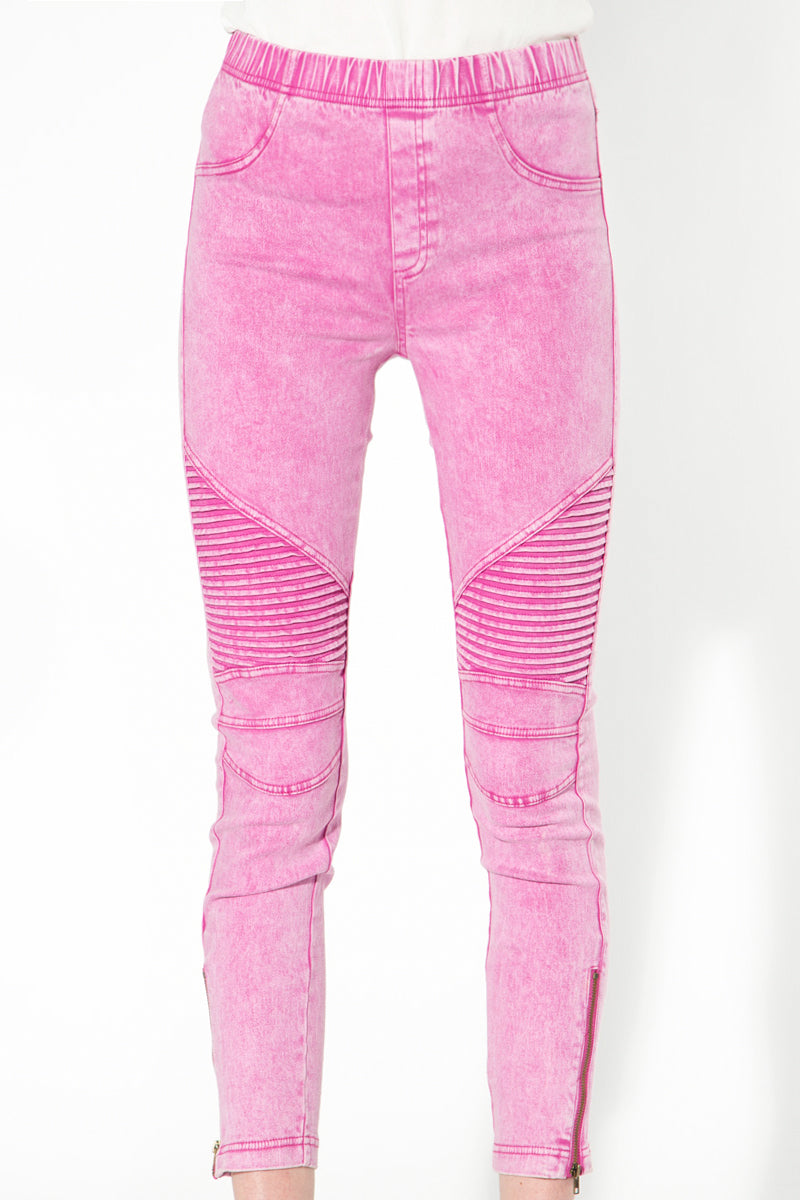 Moto Jeggings - Ultra Violet - Shop Beulah Style