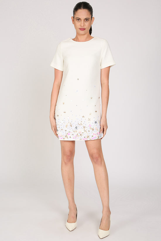 Clark Starry Multi-Sequined A-Line Mini Dress - Shop Beulah Style