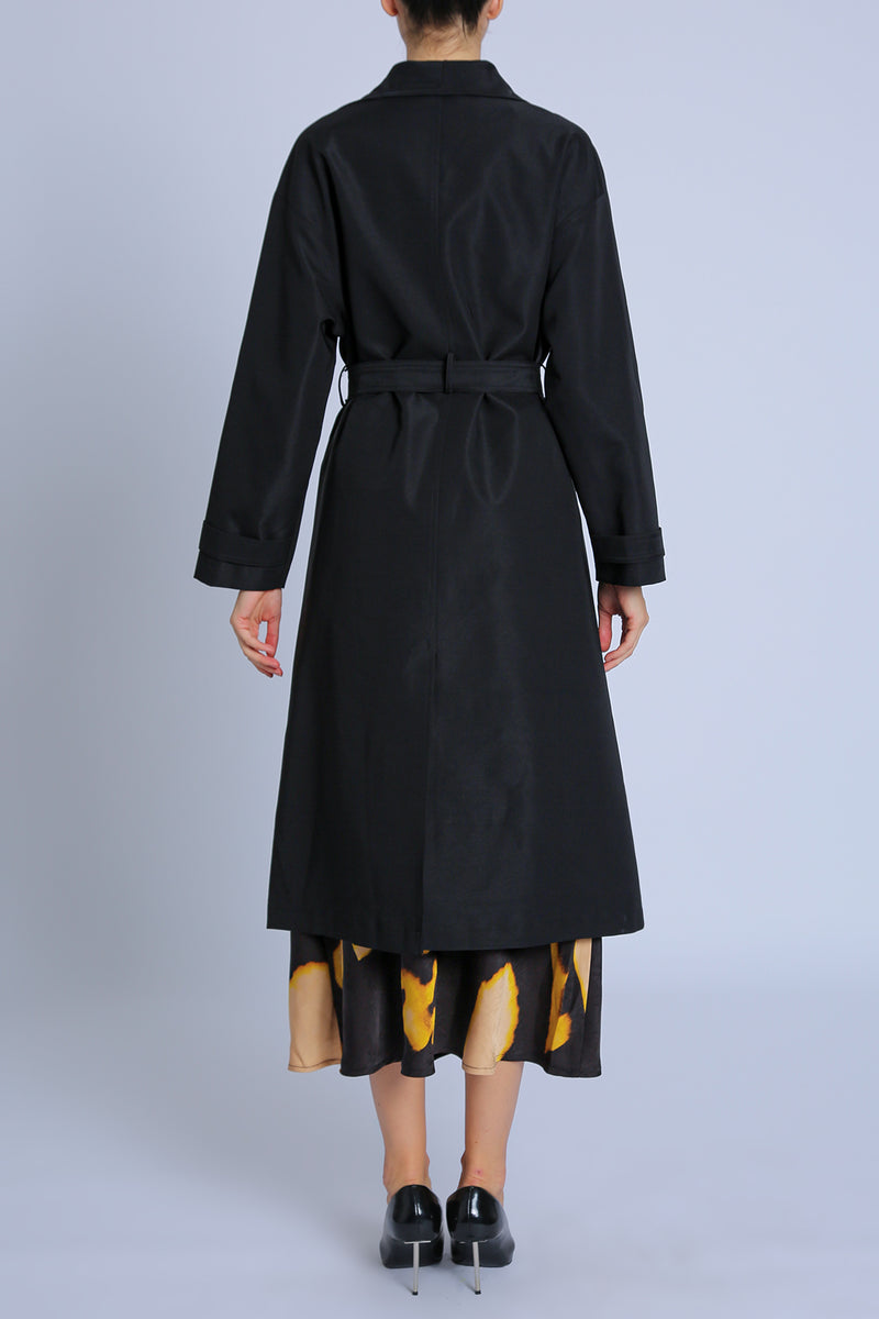 Fiona Double Breasted Trench Coat with Belt