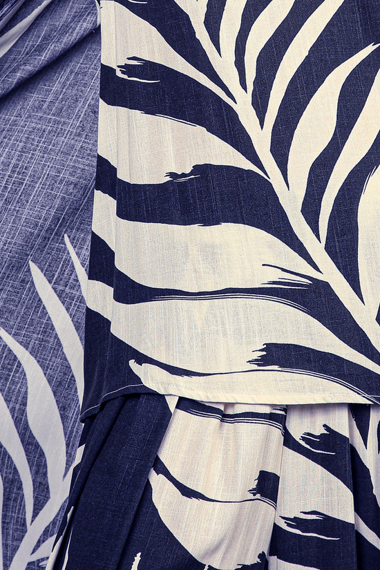 Bellamy Contrast Tropical Print Three-Piece Set - Shop Beulah Style