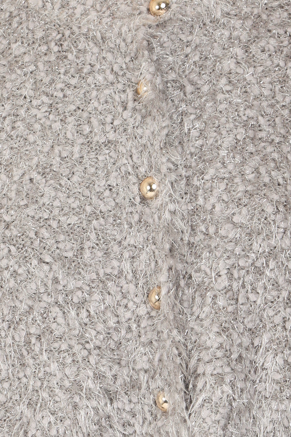 Milo Fuzzy Single-Breasted Crop Jacket