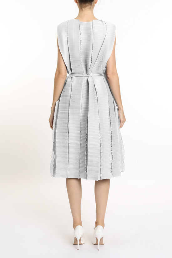 Hilda Beaded Pleat Detail Sheath Midi Dress - Shop Beulah Style