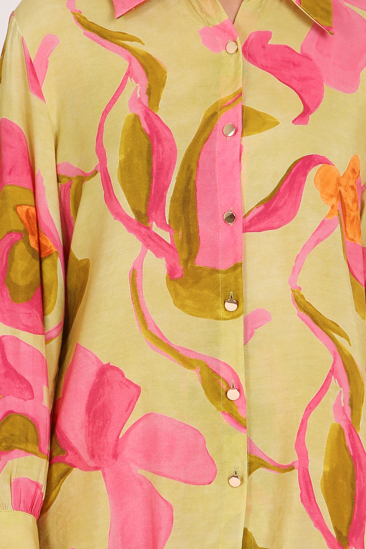 Parker Abstract Tropical Printed Top & Pants Set