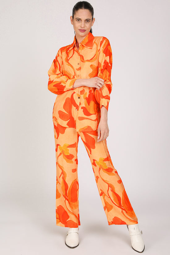Parker Abstract Tropical Printed Top & Pants Set - Shop Beulah Style