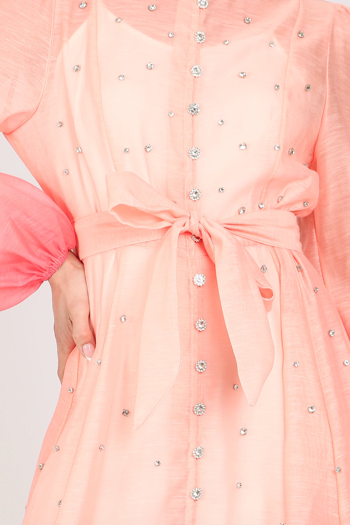 Sophia Gradation Print & Embellished A-Line Mini Dress - Shop Beulah Style