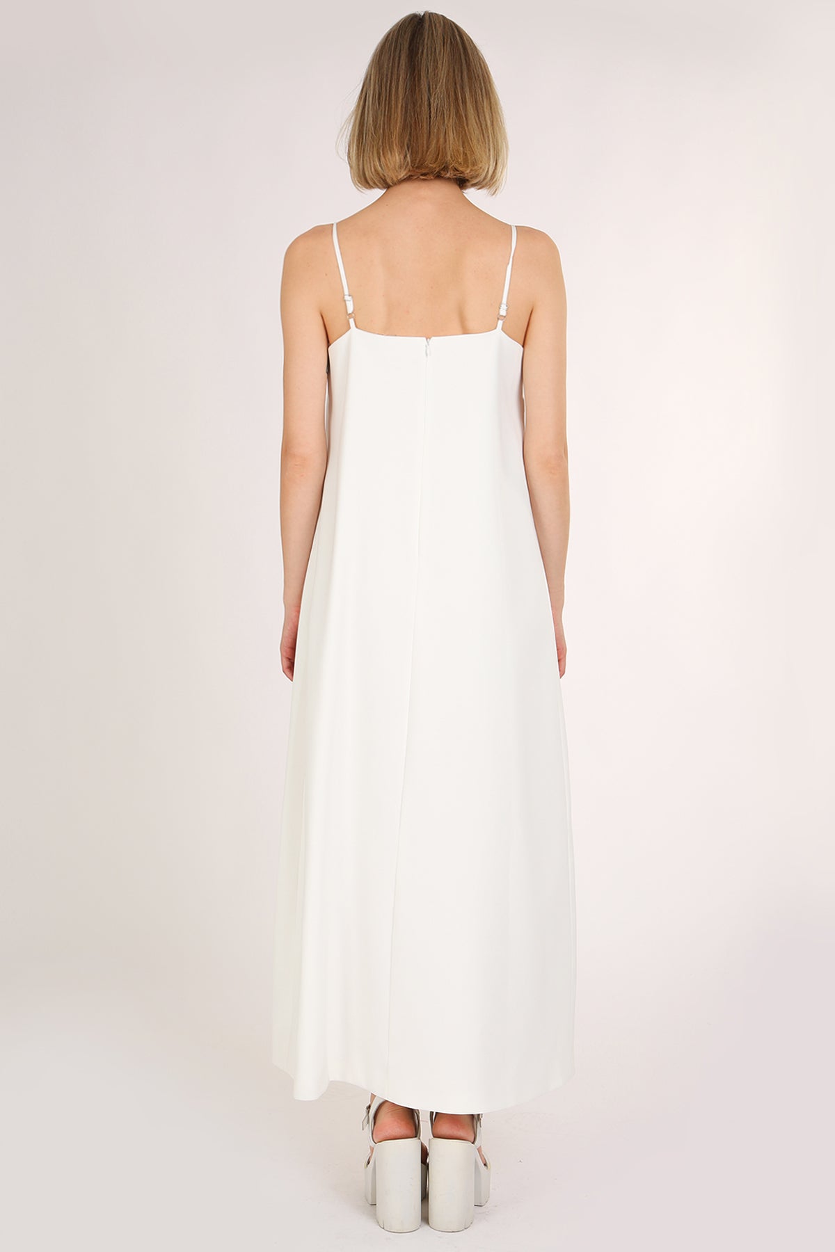 Bethany 3D Tulle Floral Applique A-Line Maxi Slip Dress - Shop Beulah Style