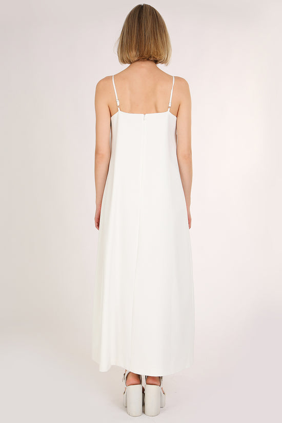 Bethany 3D Tulle Floral Applique A-Line Maxi Slip Dress - Shop Beulah Style