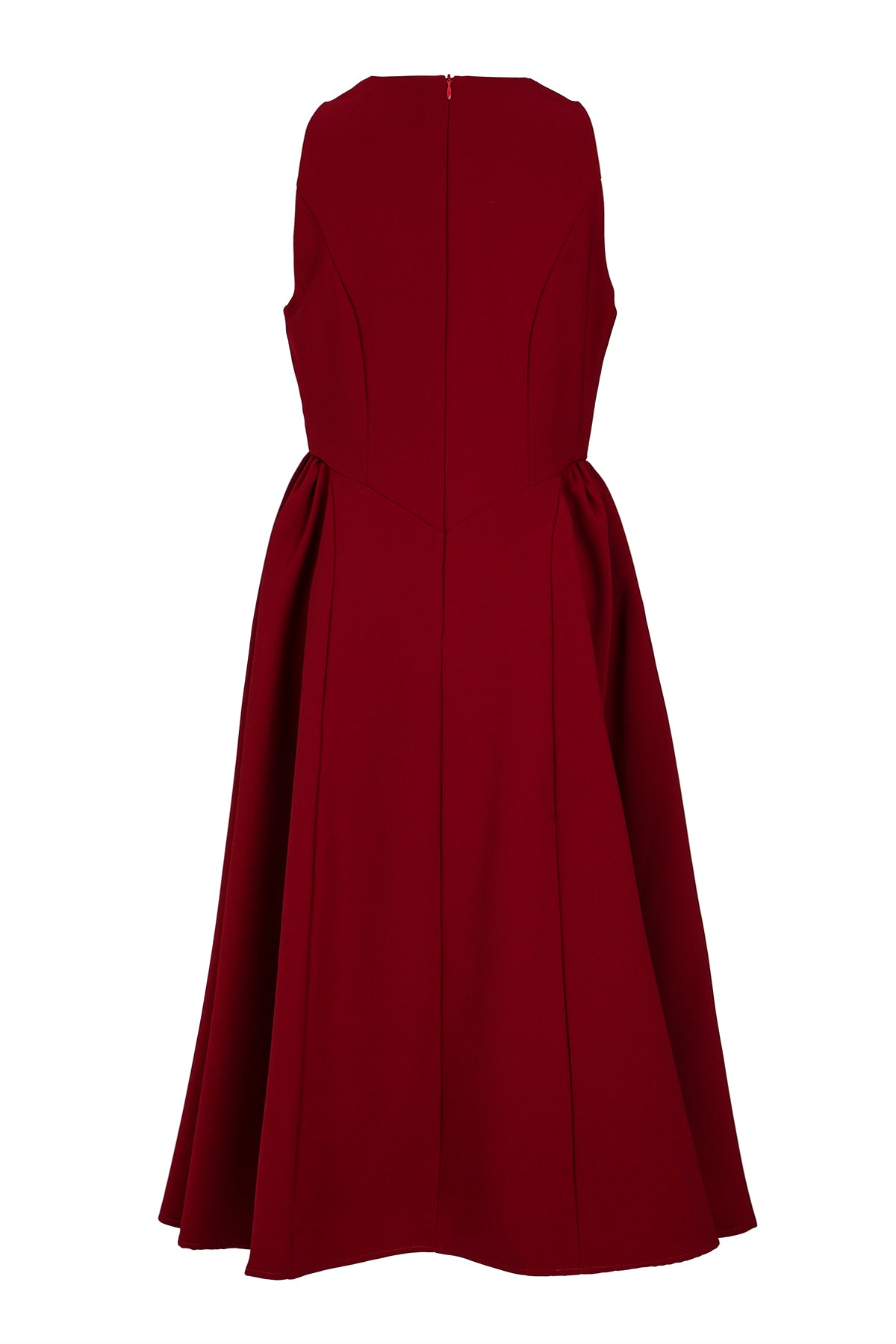 Robin Petal Gathered Sleeveless Maxi Evening Dress