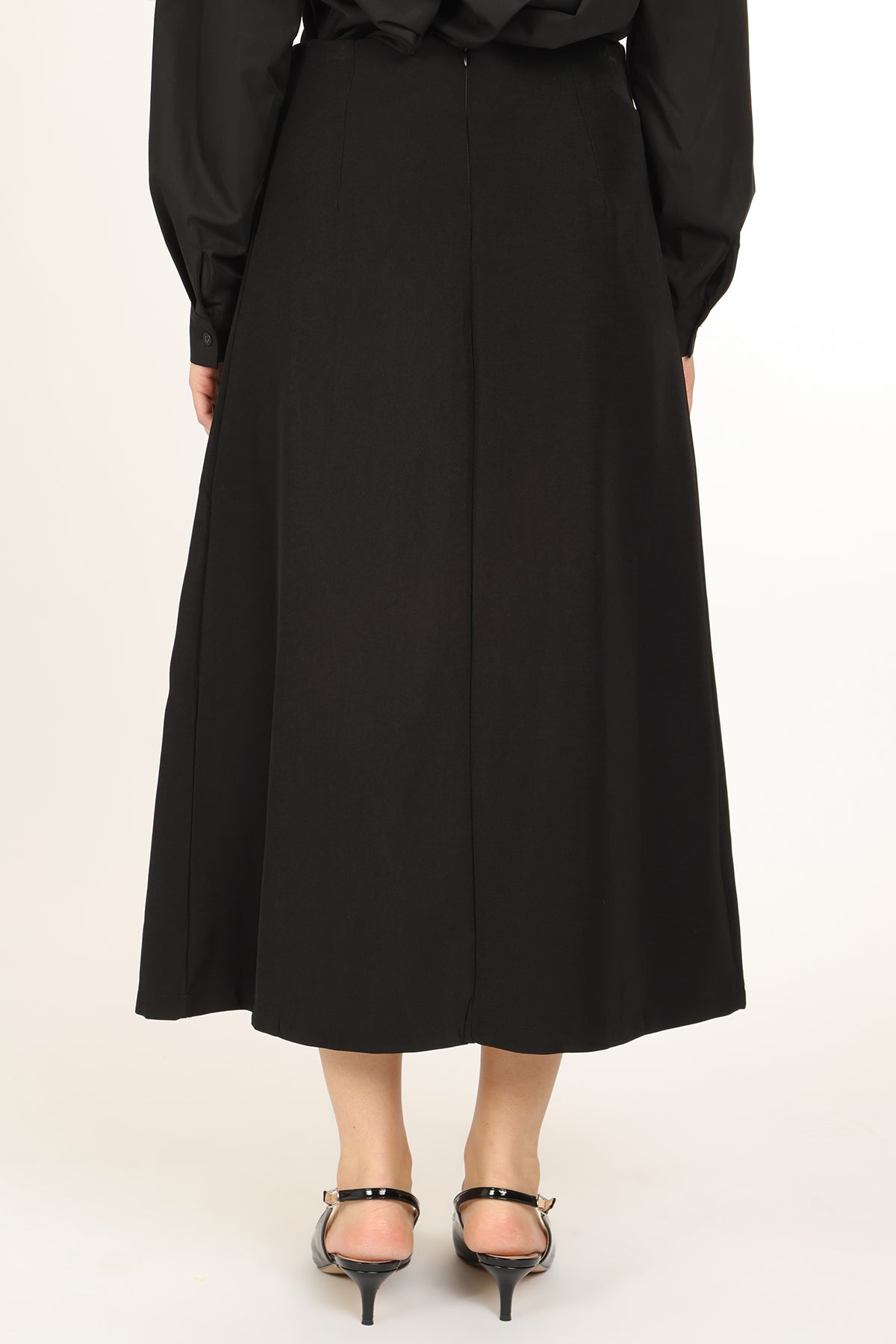 Natalia High Waist Pleated Maxi Dressy Skirt - Shop Beulah Style