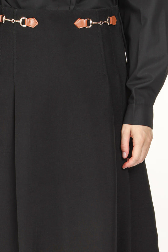Natalia High Waist Pleated Maxi Dressy Skirt - Shop Beulah Style
