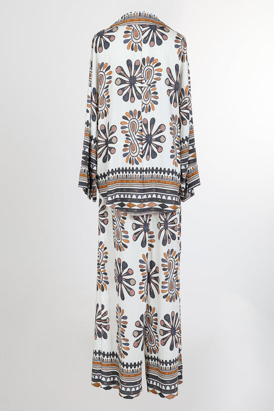 Connor Multi-Abstract Printed Shirt & Pant Set