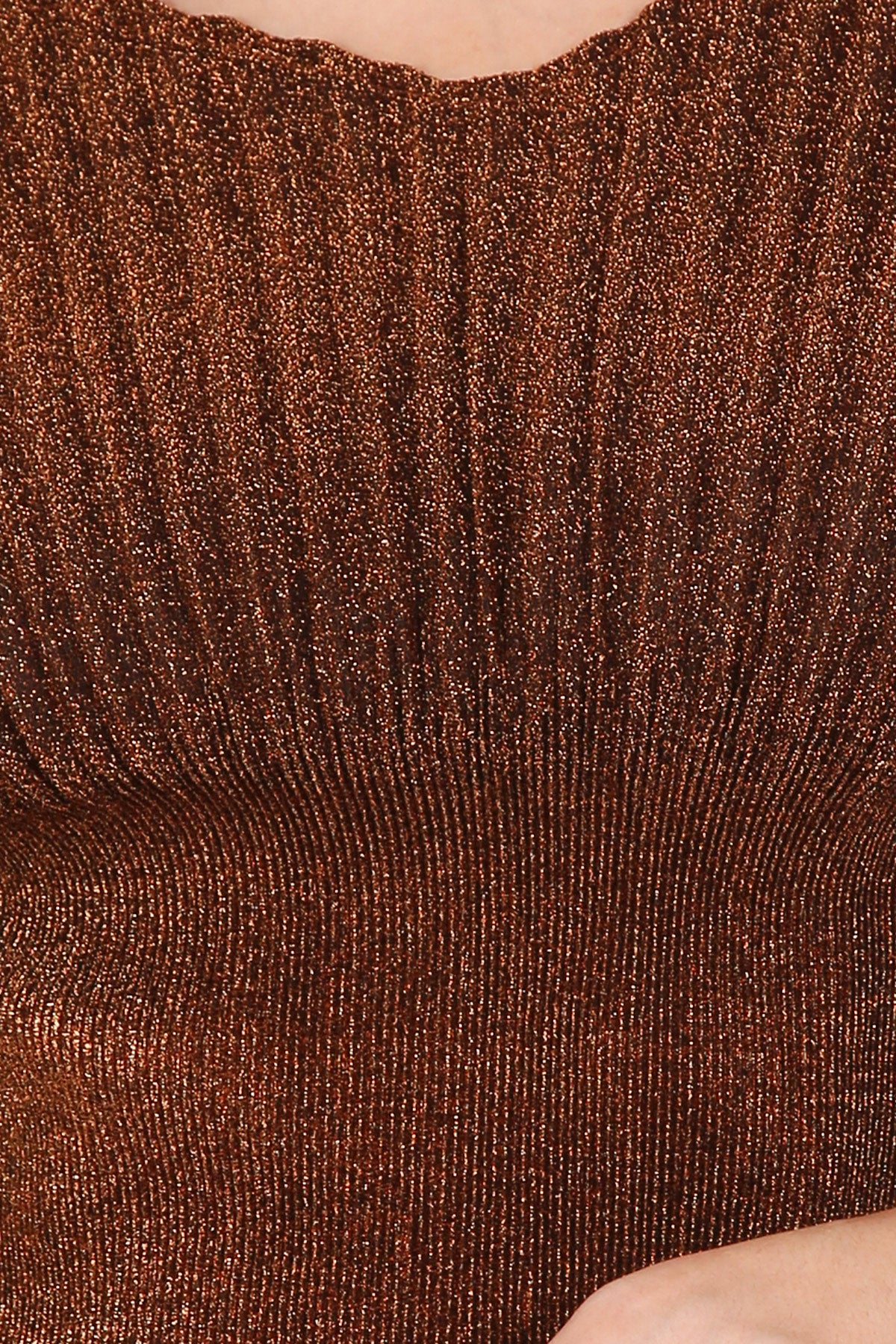 Reuben Metallic Glitter Pleats Top & Solid Maxi Skirt Set - Shop Beulah Style