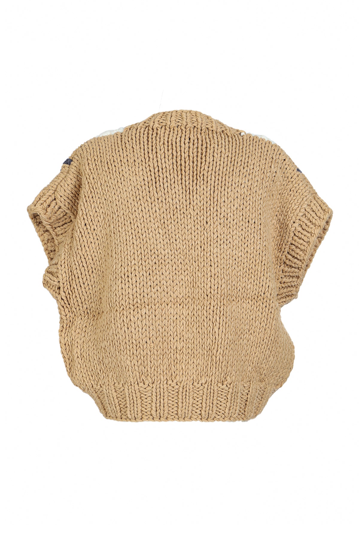 Brianna Cable Ribbed Knit V-Neck Crop Sweater - Shop Beulah Style