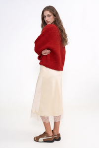 Textured Boucle Button Front Cardigan