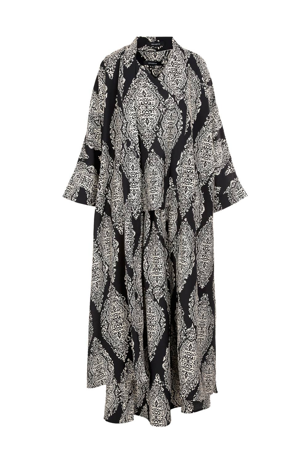 Damask Printed Three-Piece Set