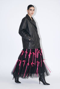 Longline Pebbled Vegan Leather Moto Jacket