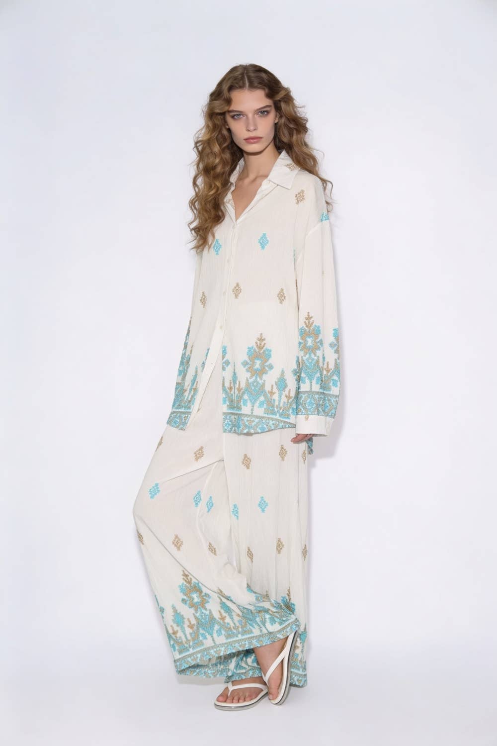 Intricate Embroidered Resort Set