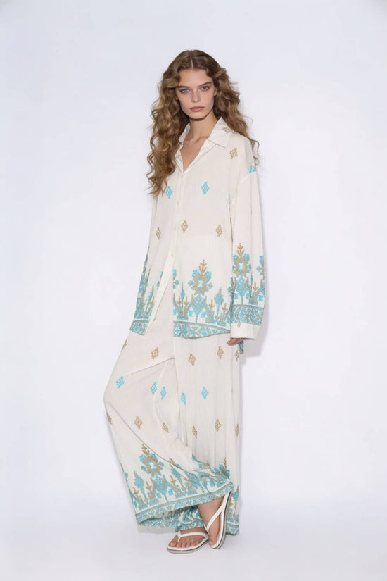 Intricate Embroidered Resort Set