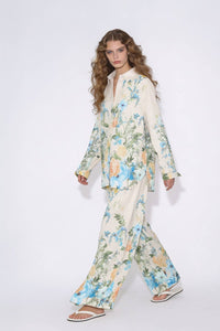 Floral Print Relaxed Resort Set