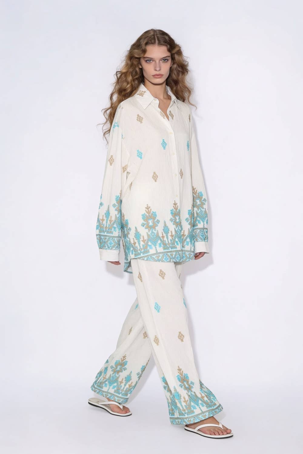 Intricate Embroidered Resort Set