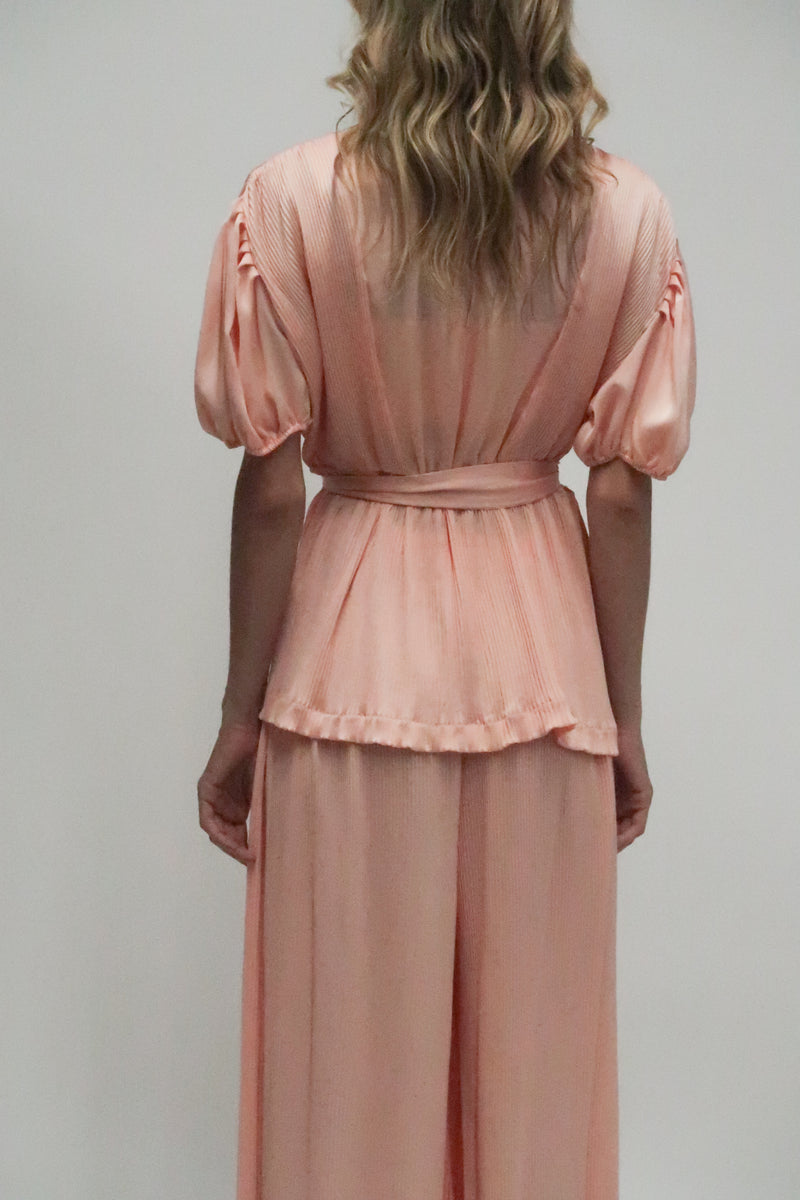 Grace Fine Pleated Two Piece Set - Shop Beulah Style