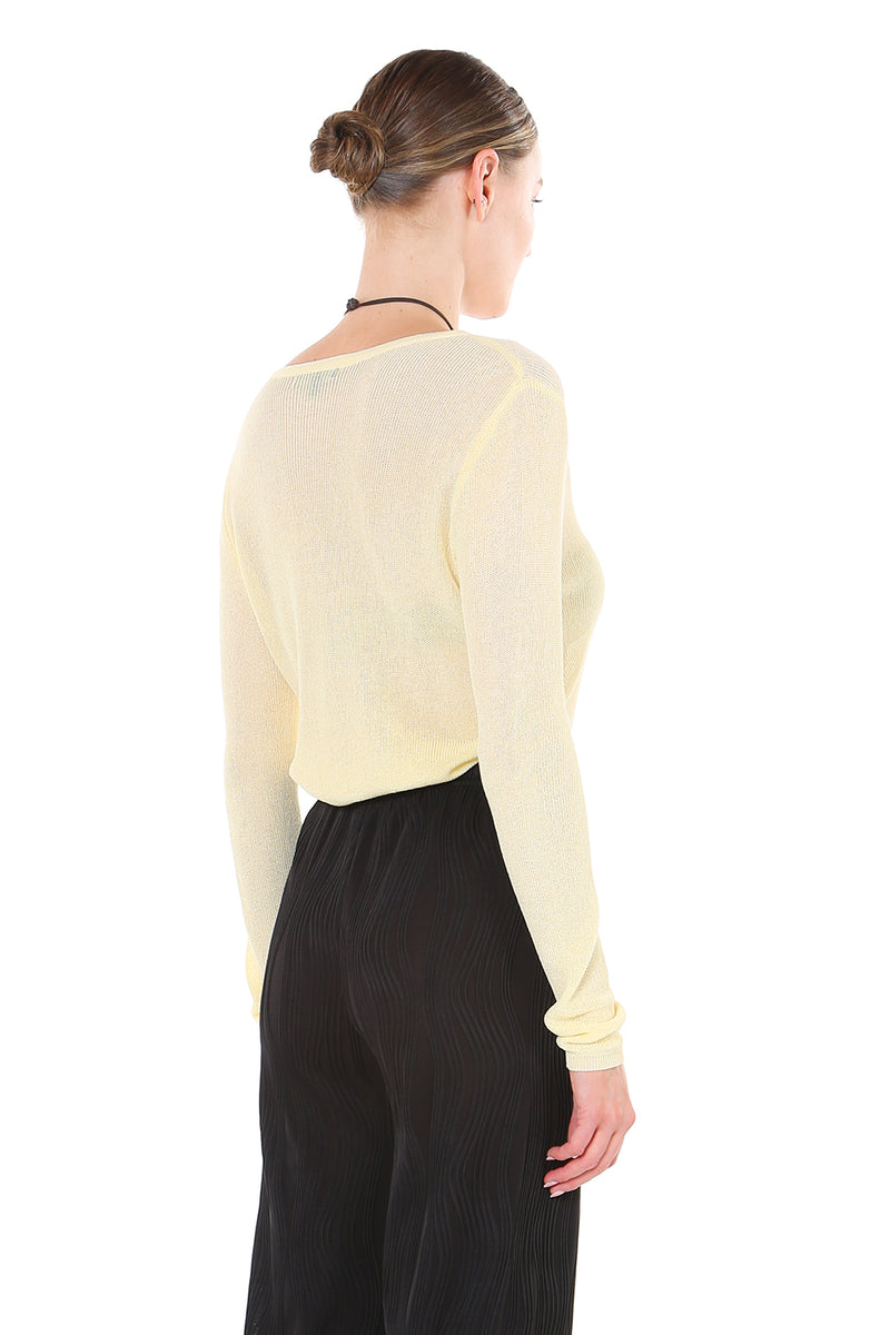 V neck Long Sleeve Textured Cardigan - Shop Beulah Style