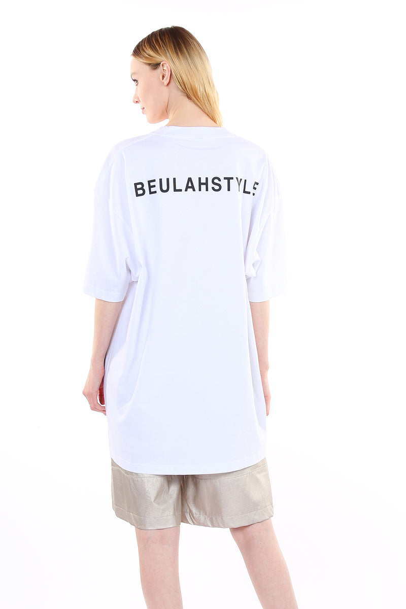 BEULAHSTYLE Logo White T-Shirt - Shop Beulah Style