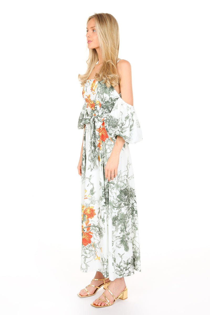 OFF SHOULDER, HAWAIIAN FLOWER PRINTS - Shop Beulah Style