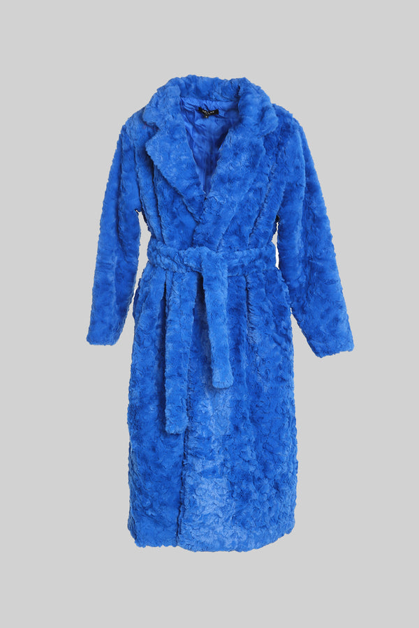 Fur Robe Long Coat
