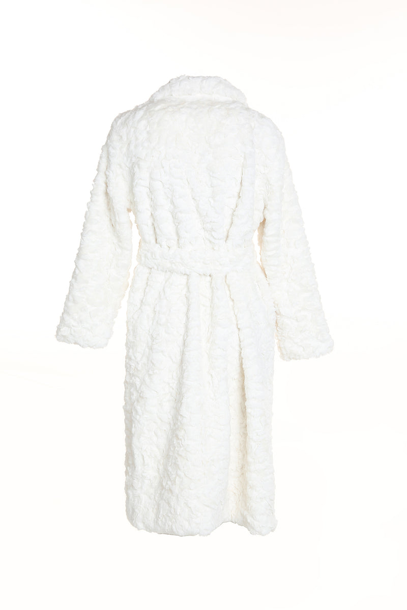 Fur Robe Long Coat - Shop Beulah Style