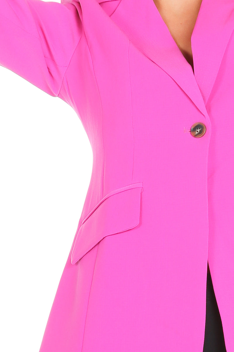 Vivid color tailored jacket - Shop Beulah Style