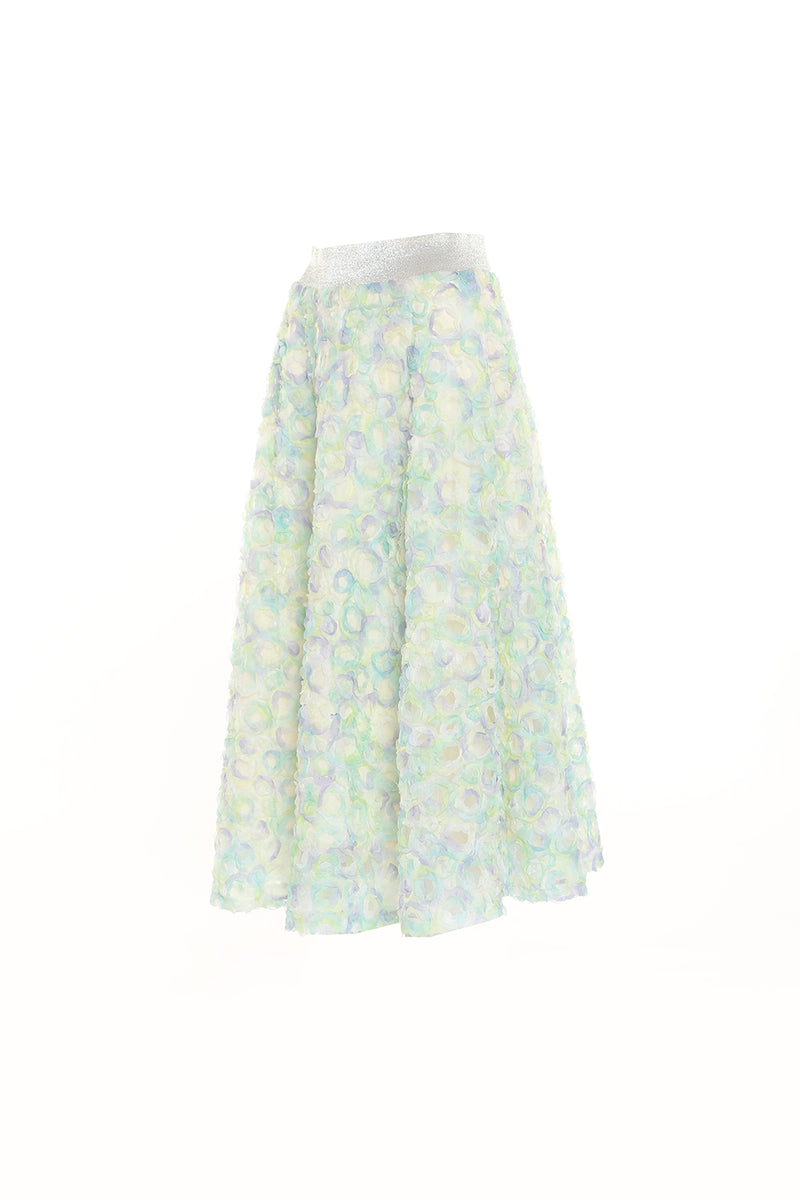 Texture Deco Flare Skirt - Shop Beulah Style