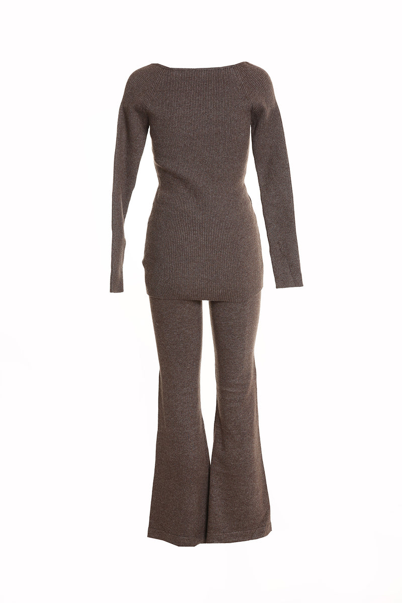 Cashmere blended Knit Two piece sets - Shop Beulah Style