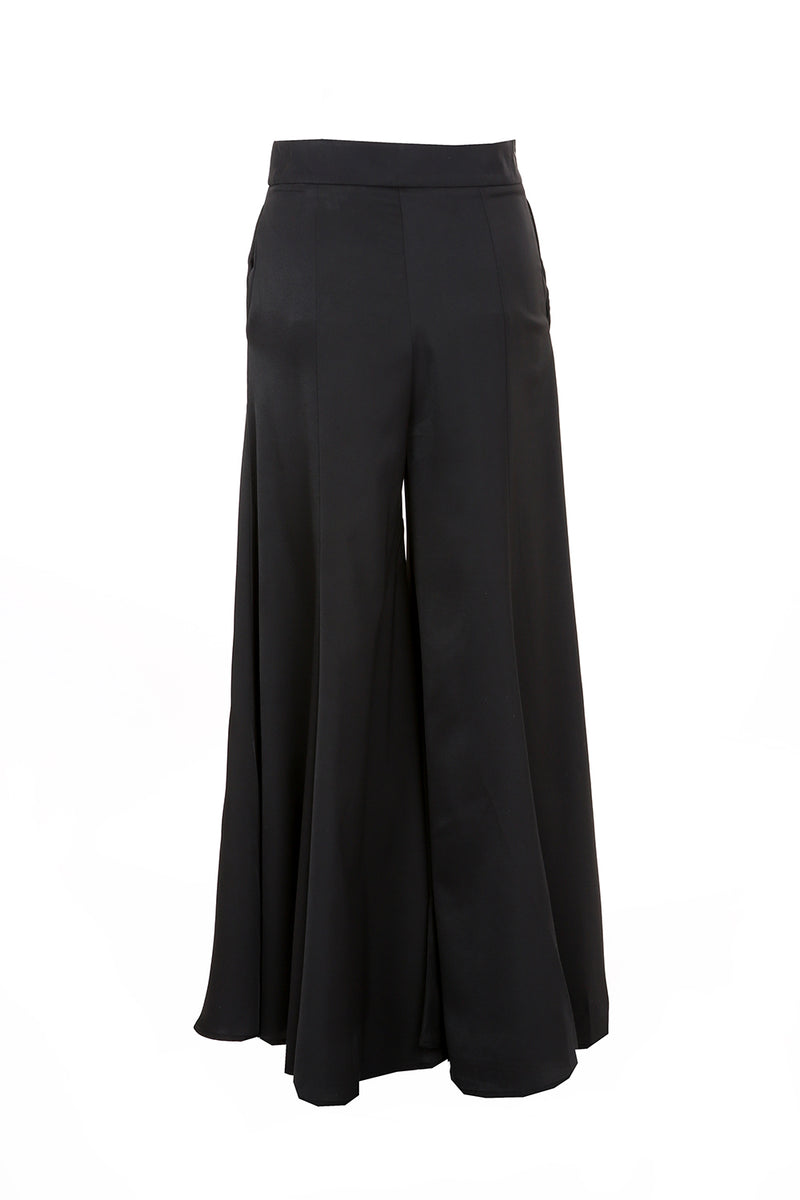 High Waist Flared Wide Pants - Shop Beulah Style
