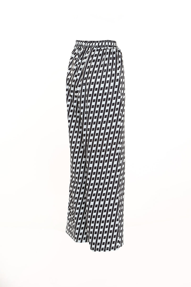 Elastic Waist Wide Pants with Pockets - Shop Beulah Style